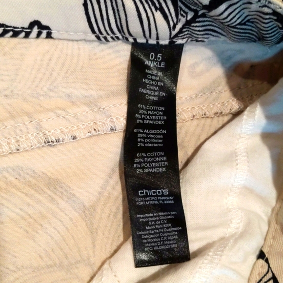 Chico’s Girlfriend so slimming ankle size 0.5 - Picture 3 of 3